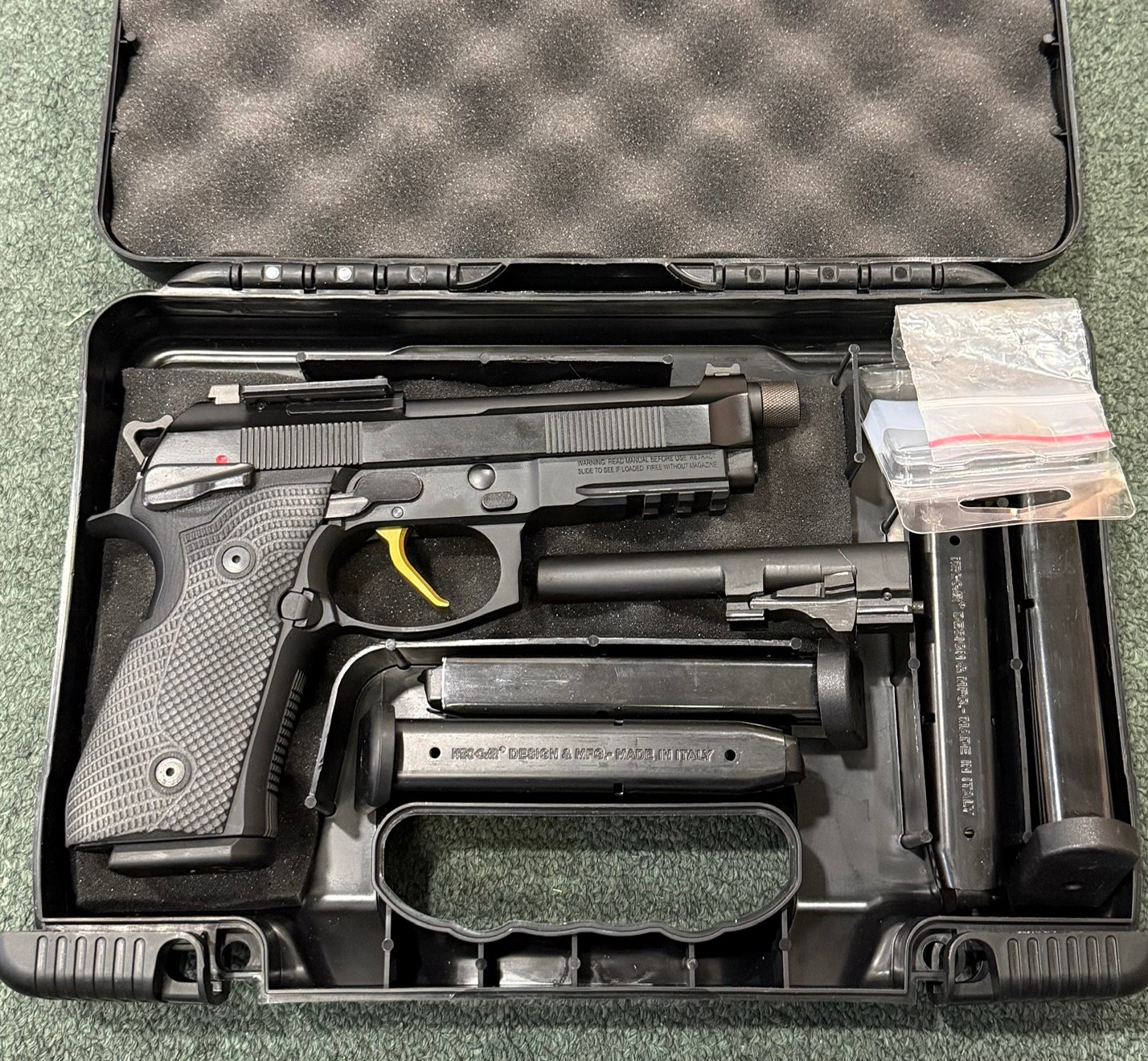BERETTA 92X RDO Custom Trigger/Barrel