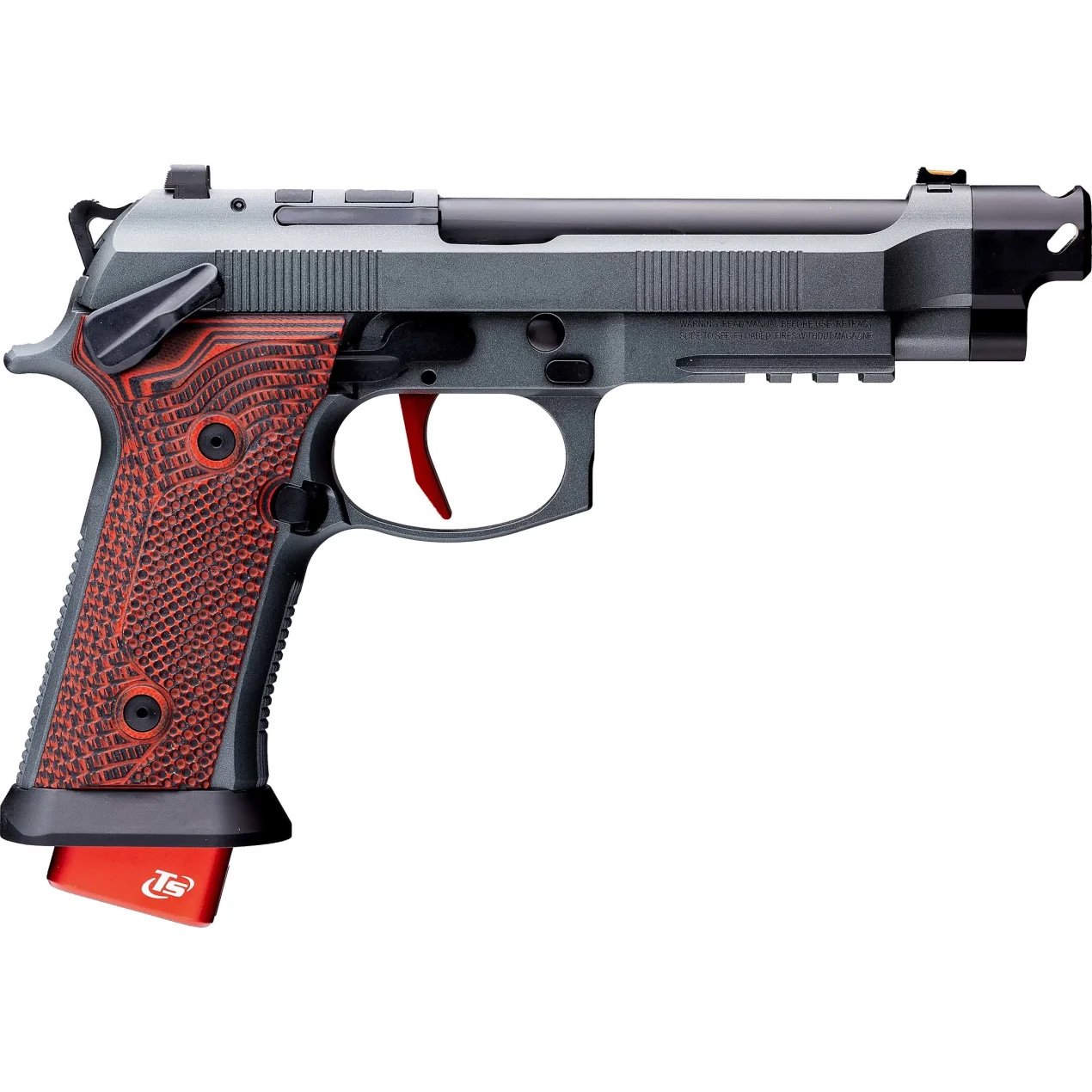 BERETTA 92XI Full Size 9mm 5" 22rd - Grey / Red