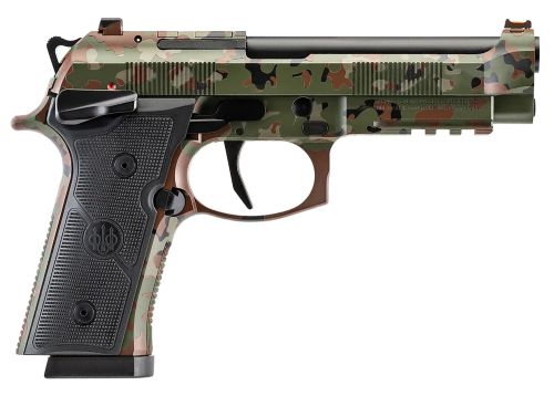 Beretta 92XI Full Size SAO 9mm Flecktarn Camo Cerakote Pistol