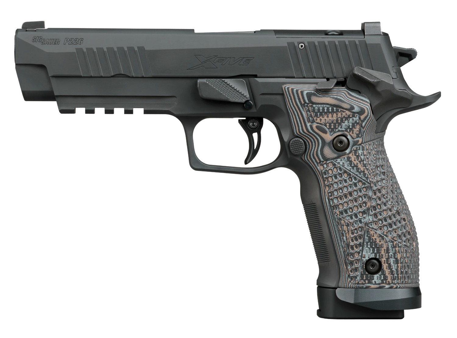 SIG SAUER P226 XFive Extreme 9mm 5" 20rd w/ Hogue Piranha Grips - Black