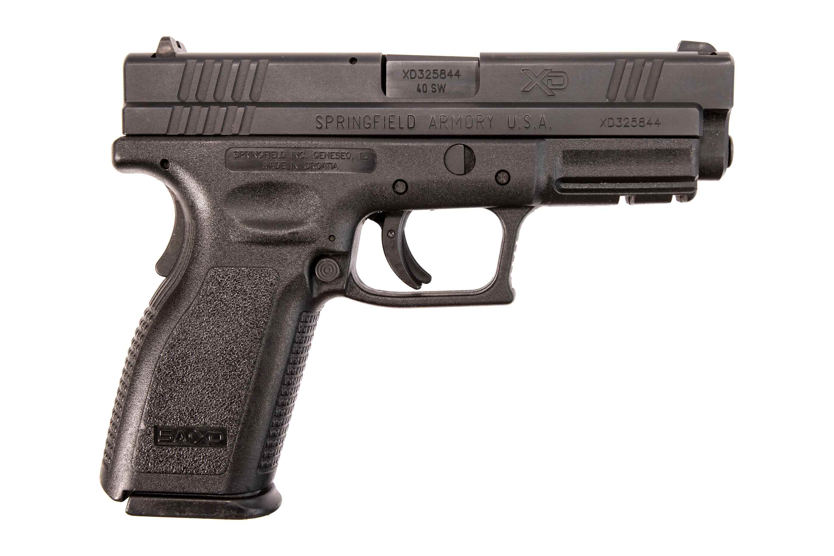 SPRINGFIELD ARMORY XD-40 4" Blk Police Trade In 12rd