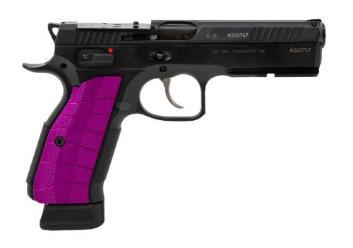 Used CZ Shadow 2 9MM, 3 Magazines, Purple Grips, Factory Box