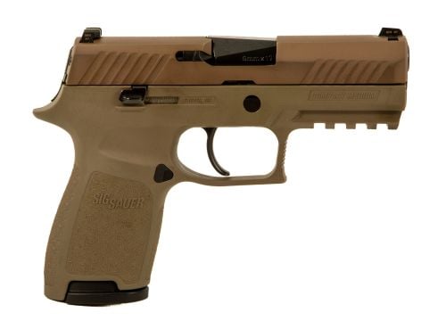 Used Sig Sauer 320C 9MM, 2 Magazines, FDE, Factory Box